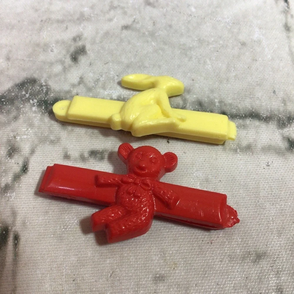 Vintage‎ Goody Plastic Barrettes Clips Girls Lot of 7